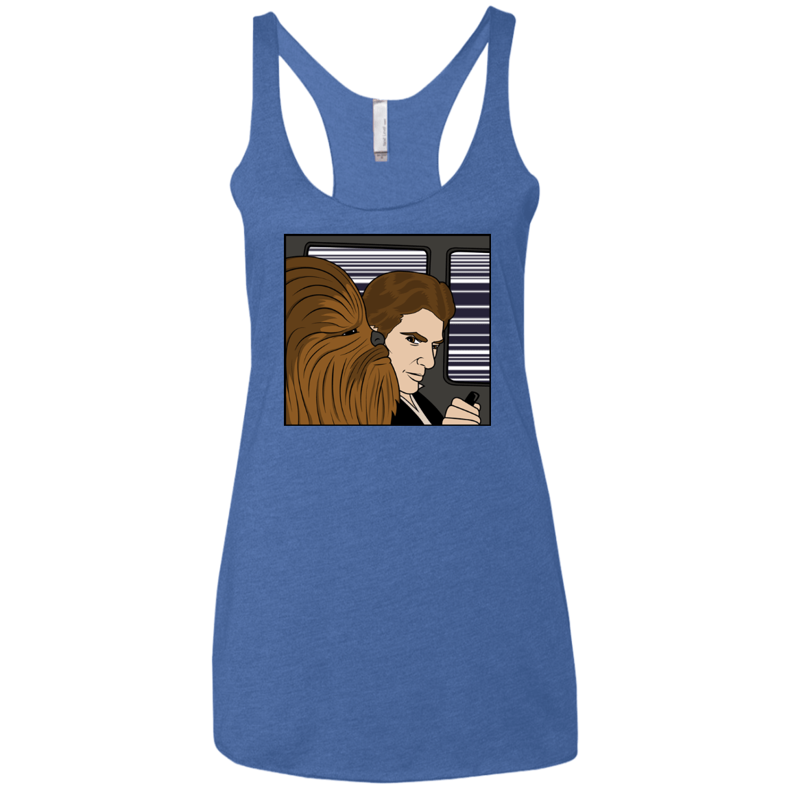 T-Shirts Vintage Royal / X-Small In the Falcon! Women's Triblend Racerback Tank