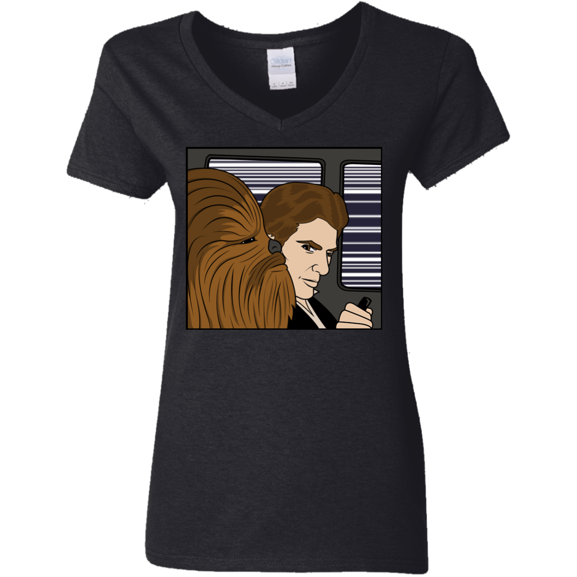 T-Shirts Black / S In the Falcon! Women's V-Neck T-Shirt