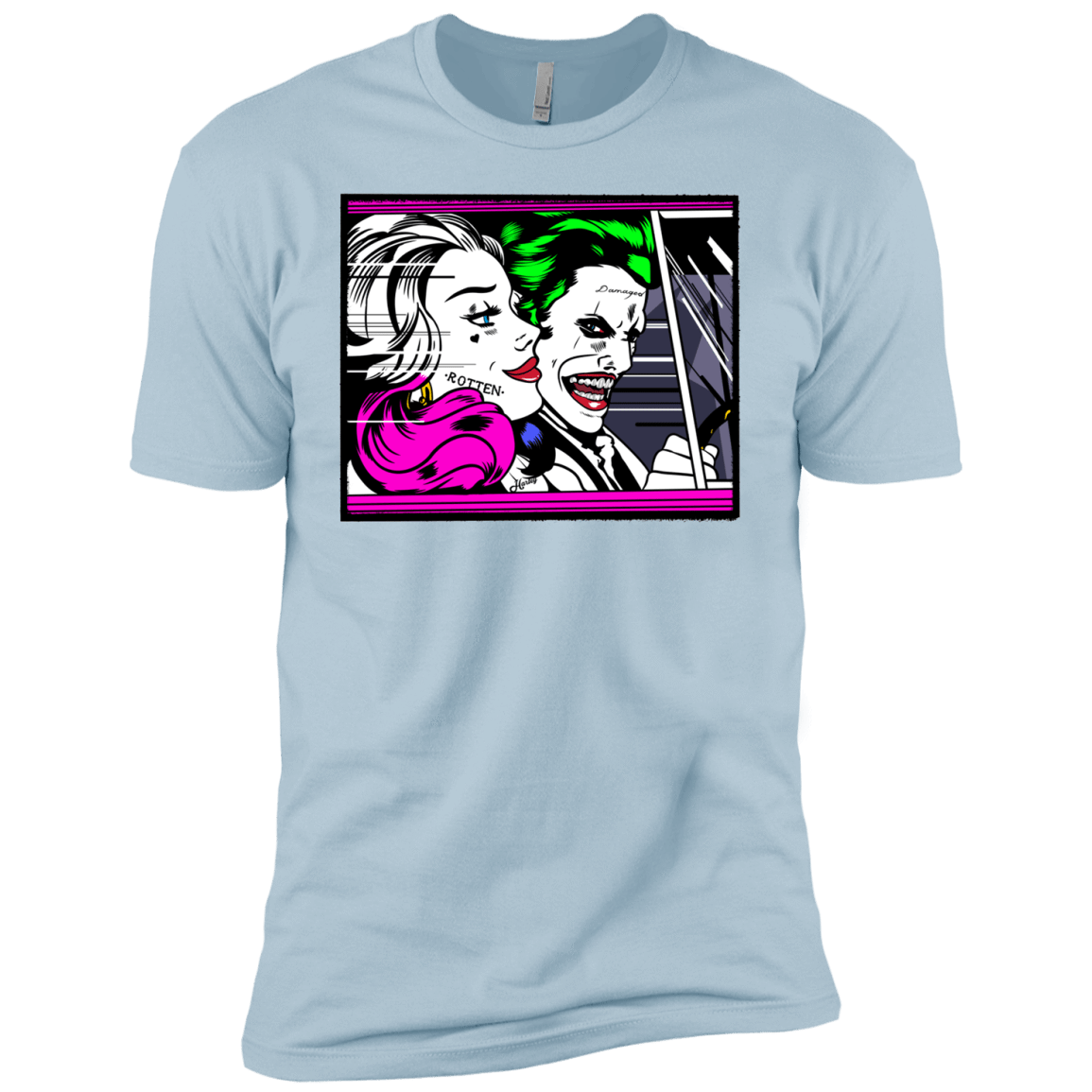 T-Shirts Light Blue / YXS In The Jokecar Boys Premium T-Shirt