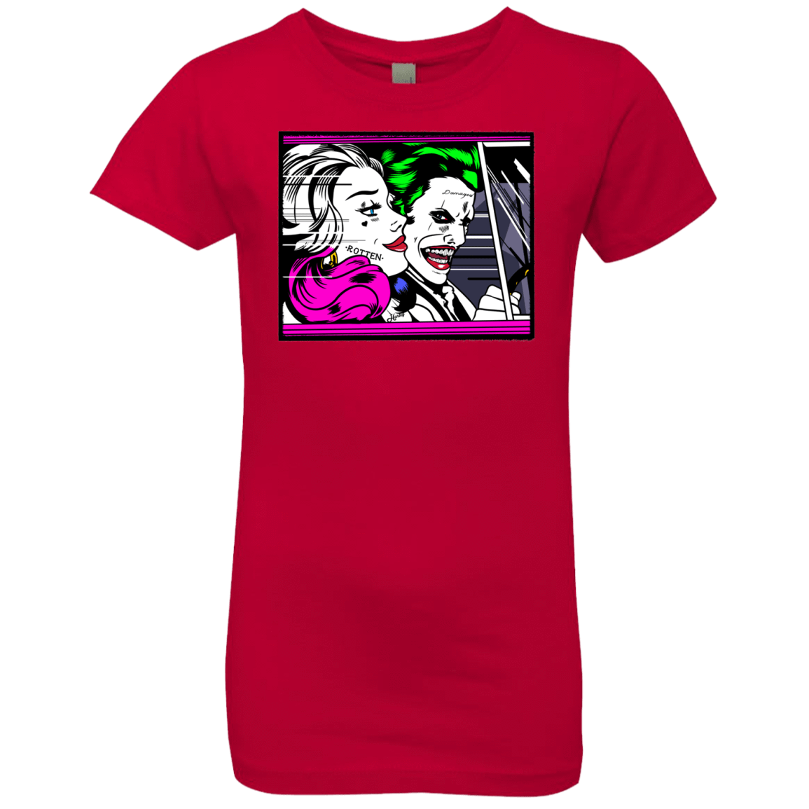 T-Shirts Red / YXS In The Jokecar Girls Premium T-Shirt