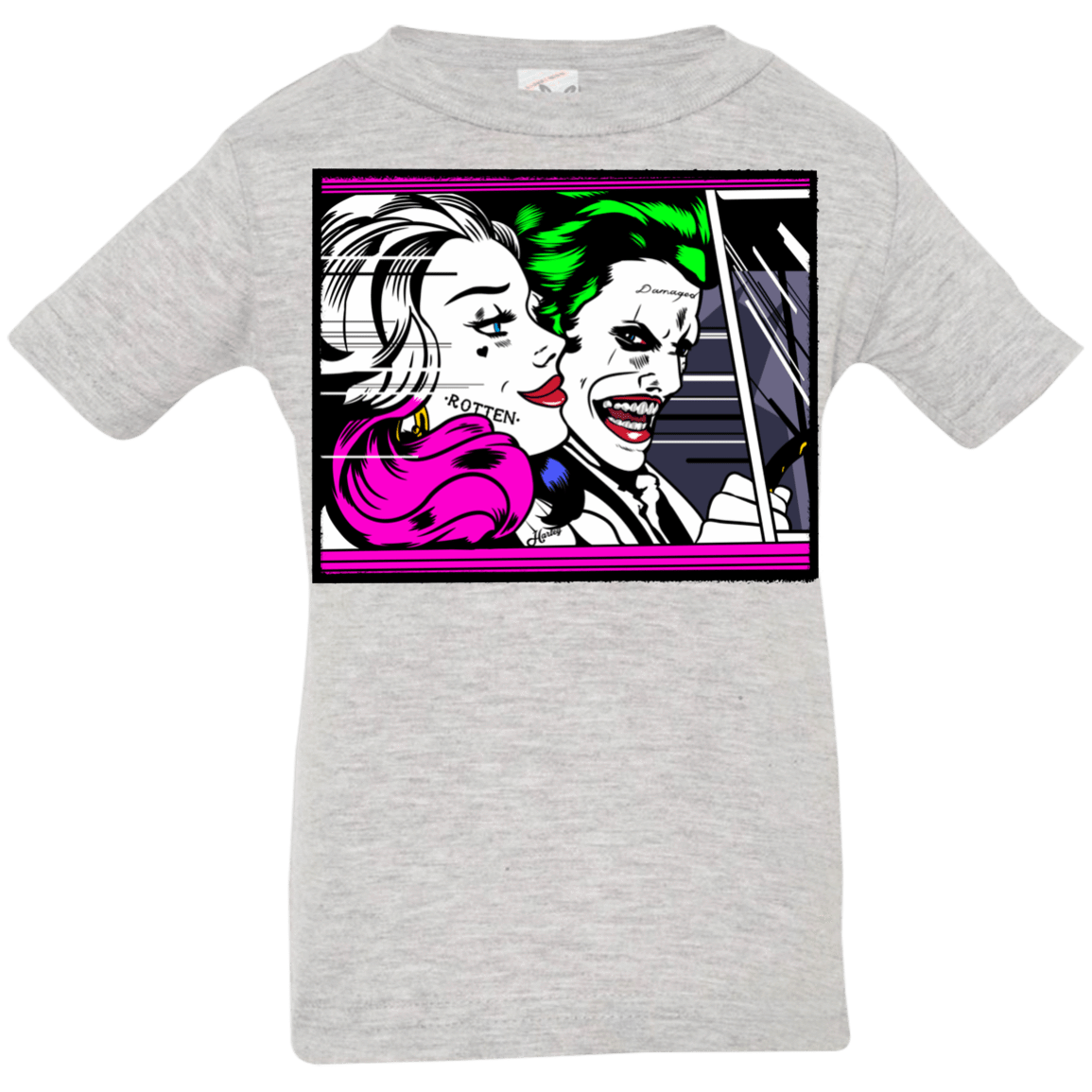 T-Shirts Heather Grey / 6 Months In The Jokecar Infant PremiumT-Shirt