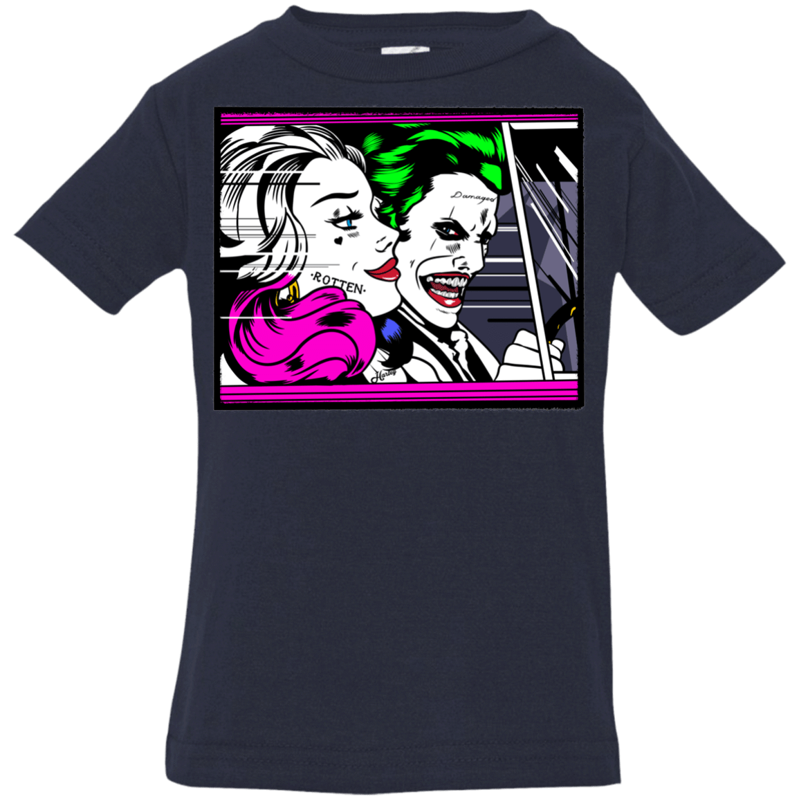 T-Shirts Navy / 6 Months In The Jokecar Infant PremiumT-Shirt