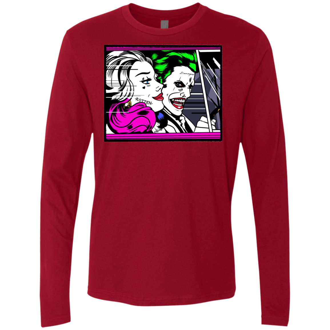 T-Shirts Cardinal / Small In The Jokecar Men's Premium Long Sleeve