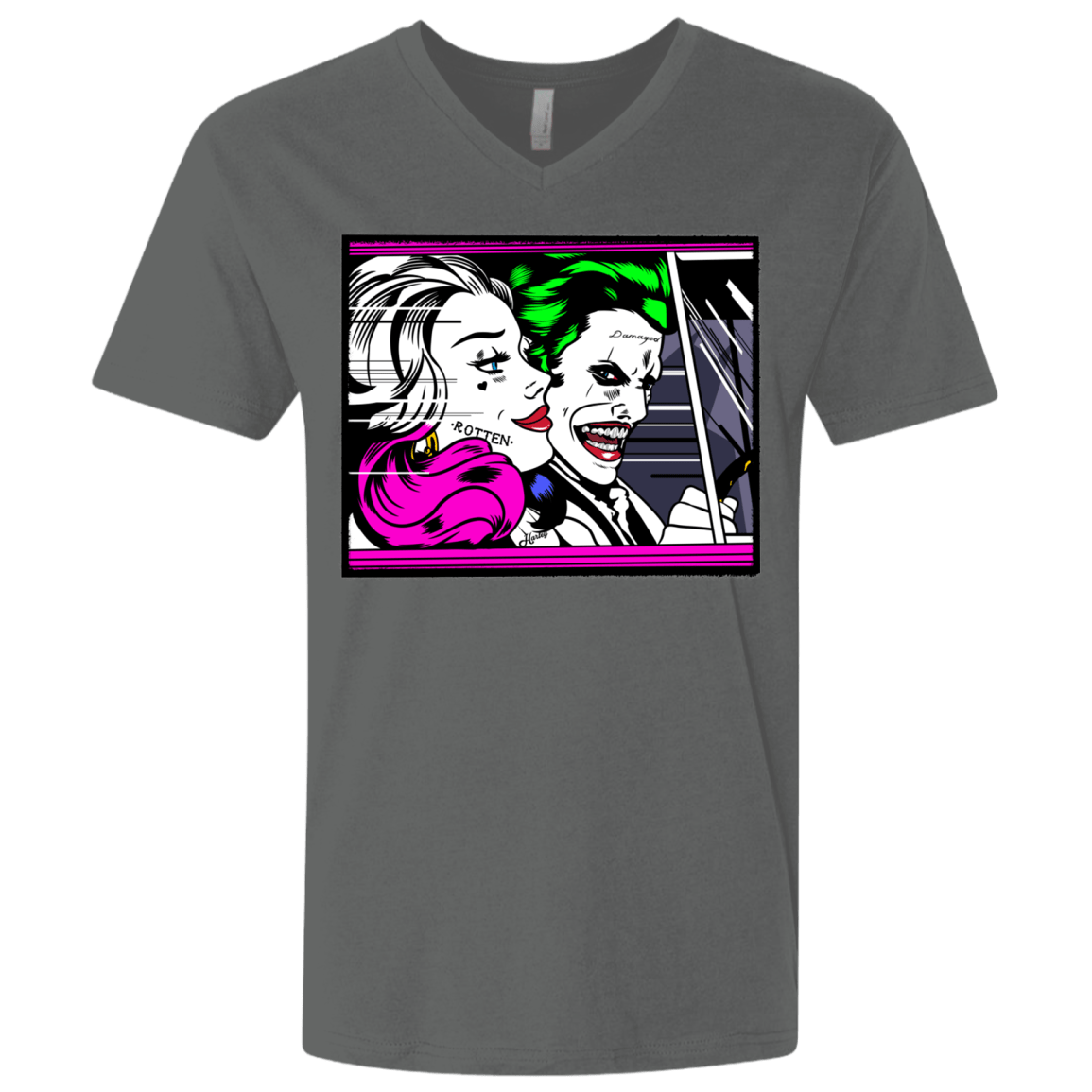 T-Shirts Heavy Metal / X-Small In The Jokecar Men's Premium V-Neck