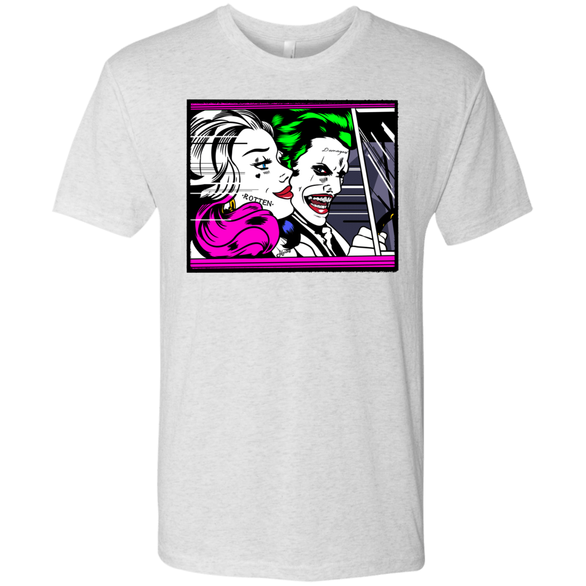 T-Shirts Heather White / Small In The Jokecar Men's Triblend T-Shirt