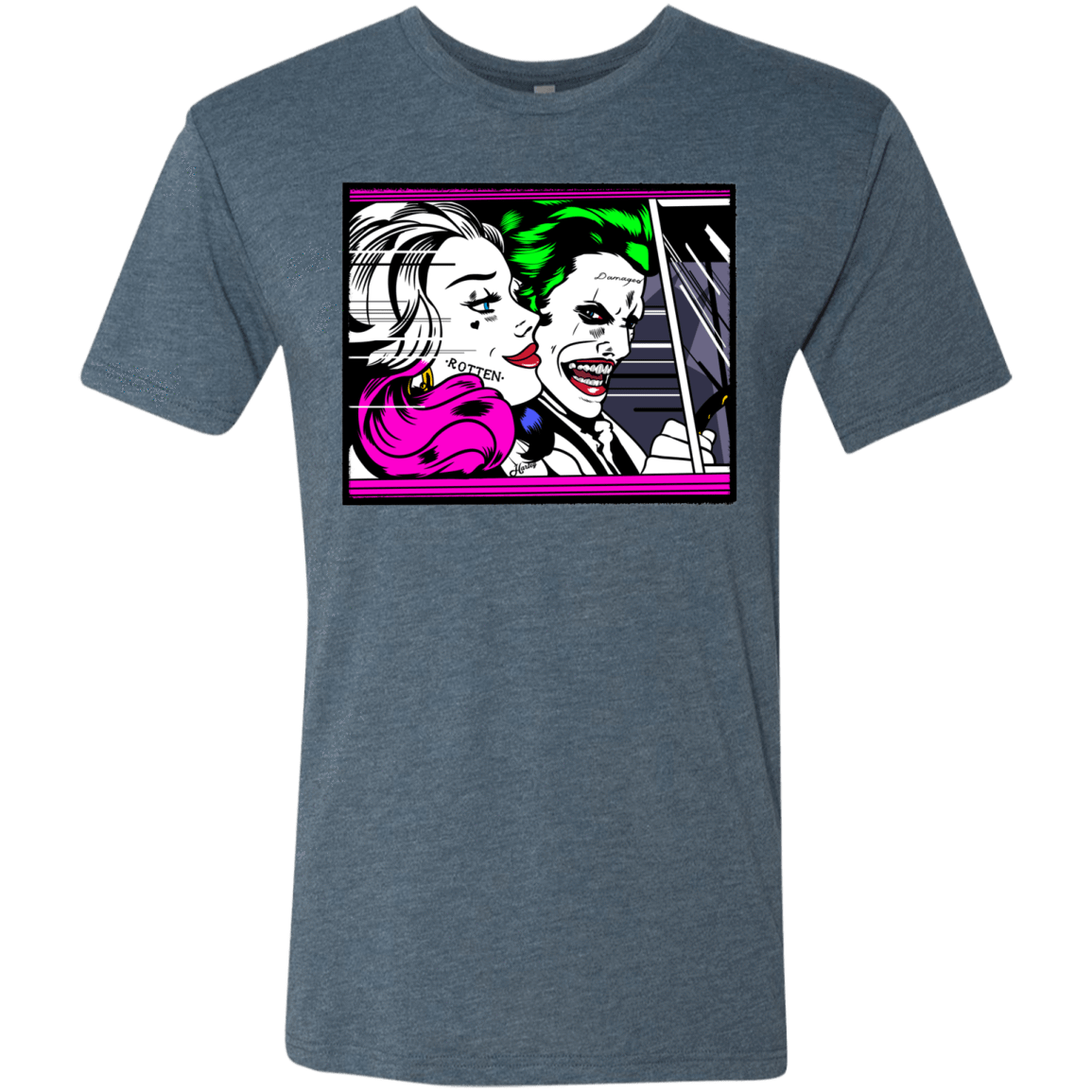 T-Shirts Indigo / Small In The Jokecar Men's Triblend T-Shirt