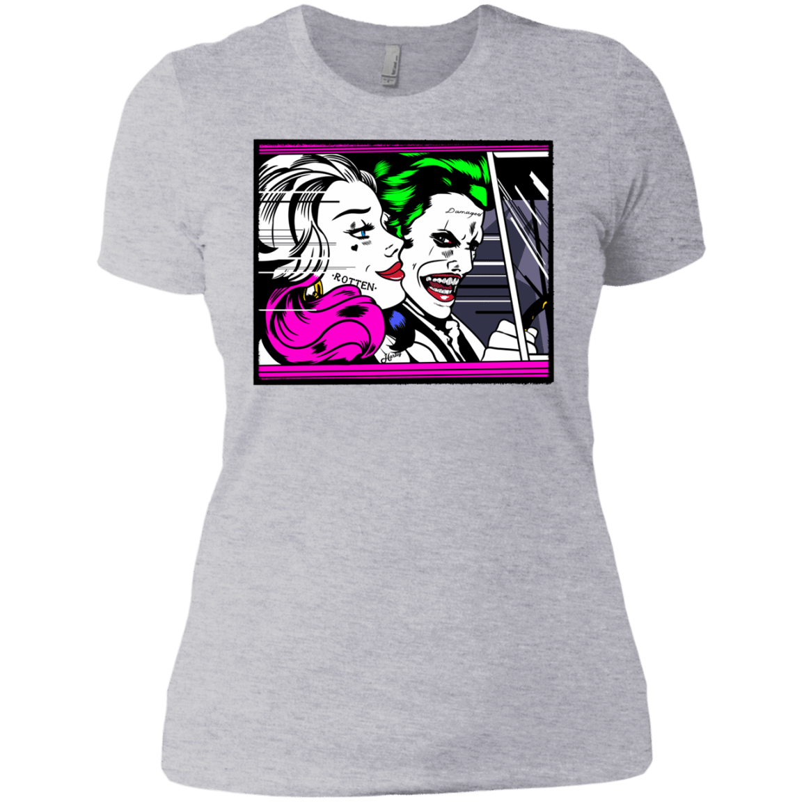T-Shirts Heather Grey / X-Small In The Jokecar Women's Premium T-Shirt