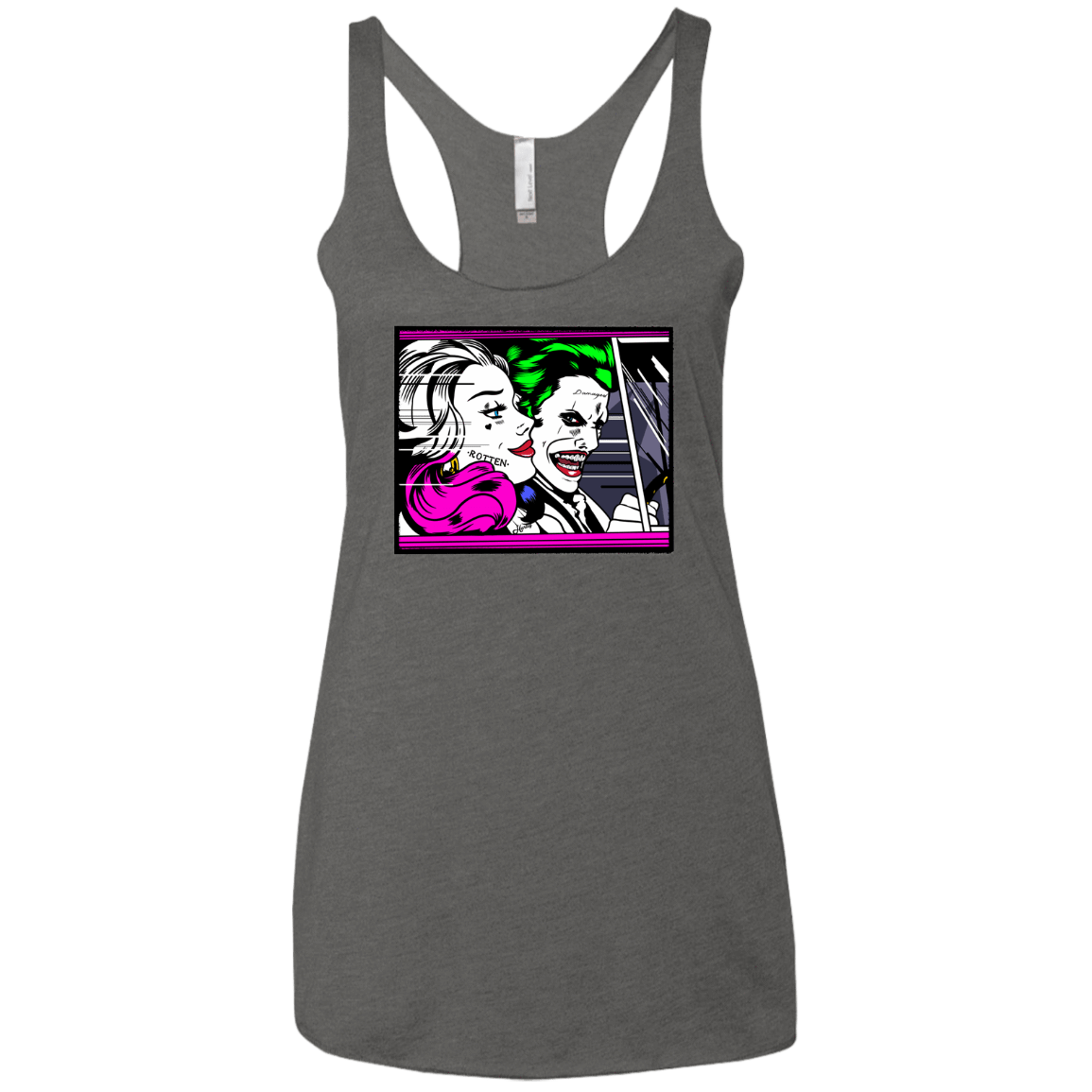 T-Shirts Premium Heather / X-Small In The Jokecar Women's Triblend Racerback Tank