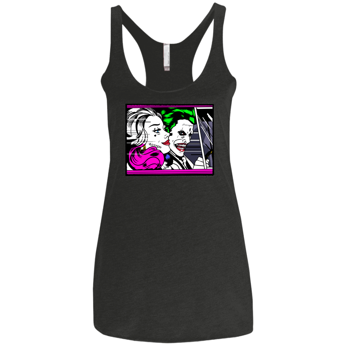 T-Shirts Vintage Black / X-Small In The Jokecar Women's Triblend Racerback Tank