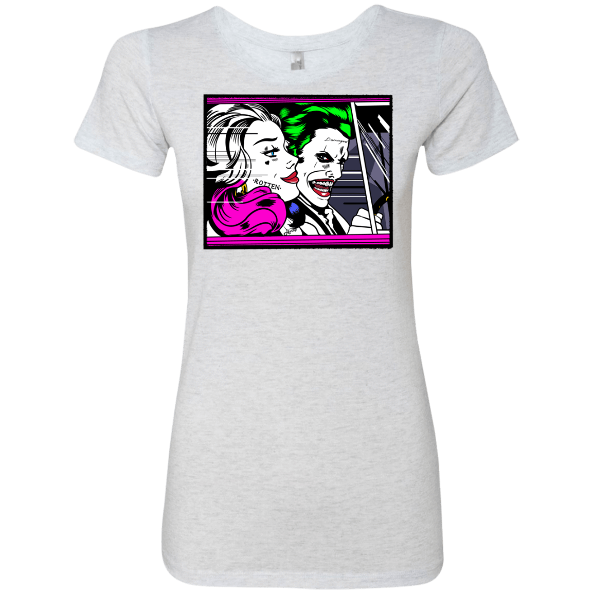 T-Shirts Heather White / Small In The Jokecar Women's Triblend T-Shirt
