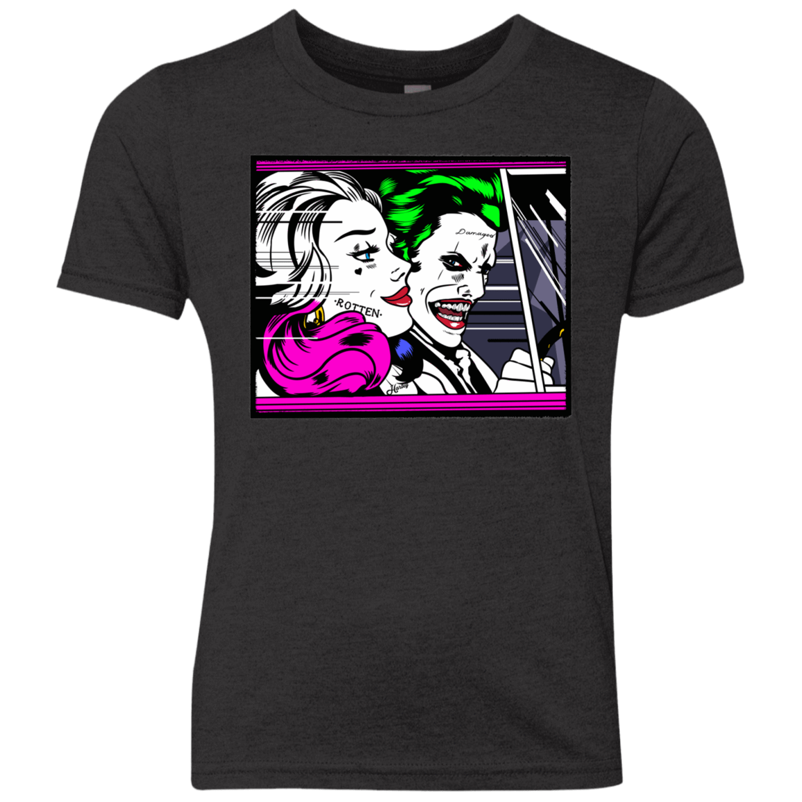 T-Shirts Vintage Black / YXS In The Jokecar Youth Triblend T-Shirt