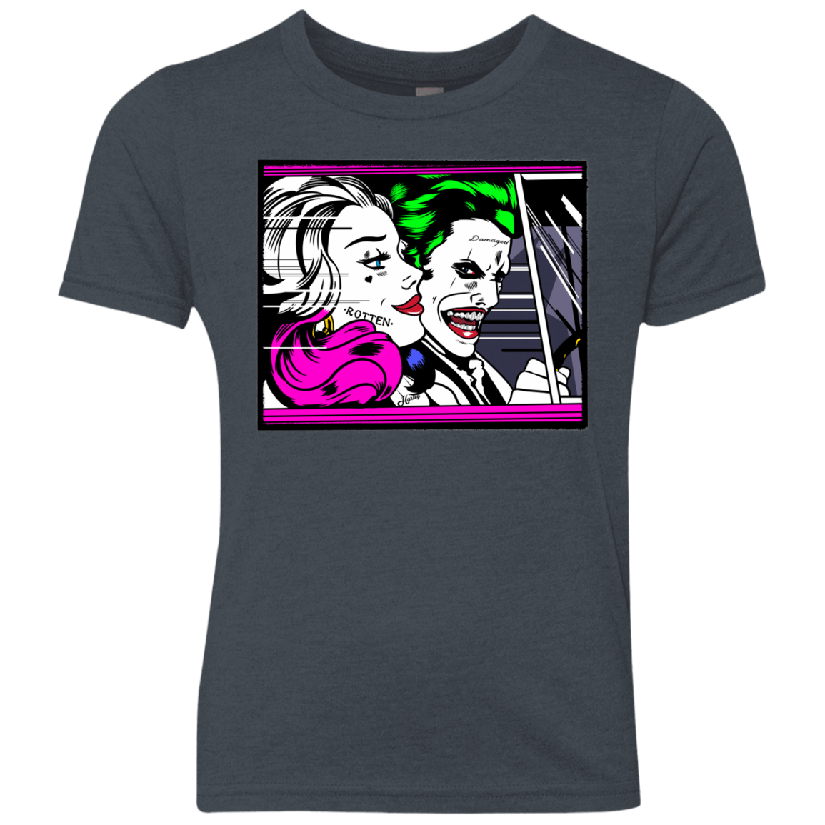 T-Shirts Vintage Navy / YXS In The Jokecar Youth Triblend T-Shirt