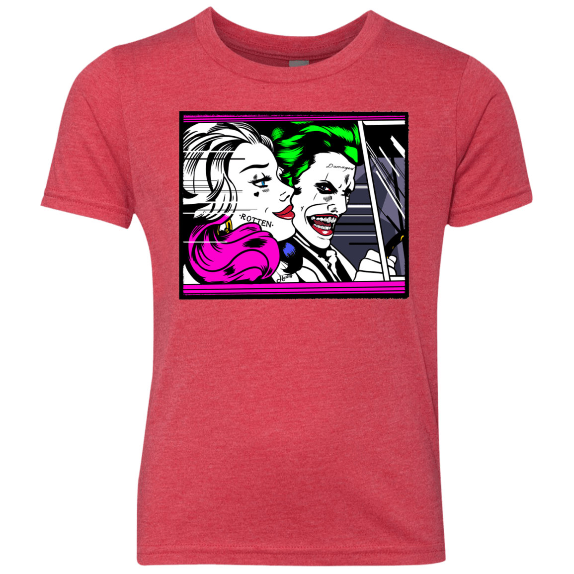 T-Shirts Vintage Red / YXS In The Jokecar Youth Triblend T-Shirt