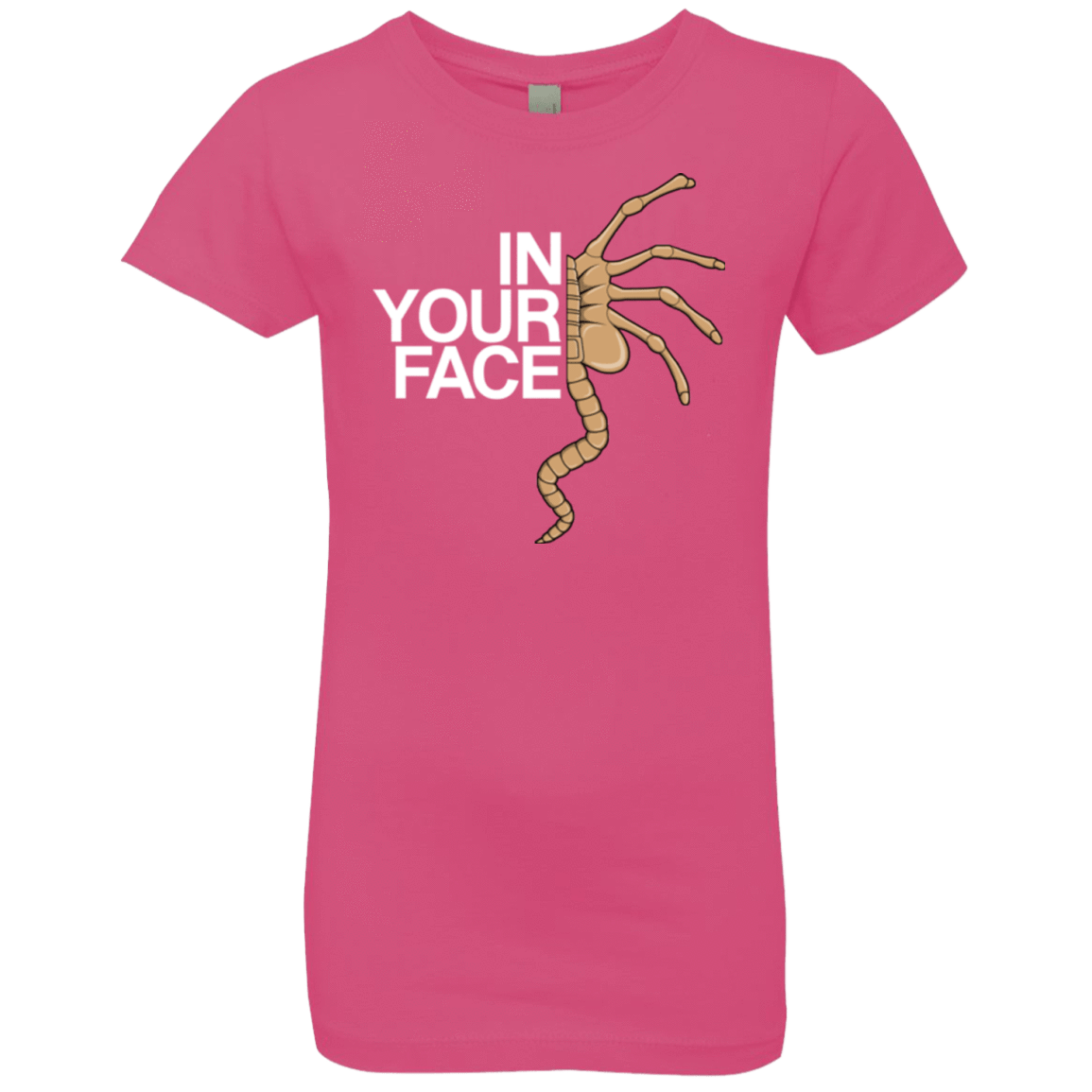 T-Shirts Hot Pink / YXS IN YOUR FACE Girls Premium T-Shirt