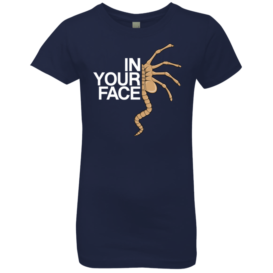 T-Shirts Midnight Navy / YXS IN YOUR FACE Girls Premium T-Shirt
