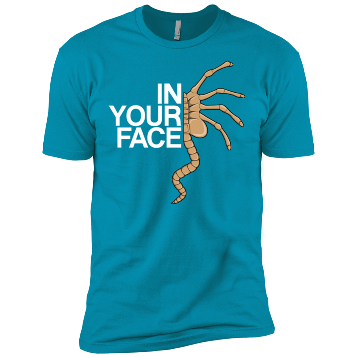 T-Shirts Turquoise / X-Small IN YOUR FACE Men's Premium T-Shirt