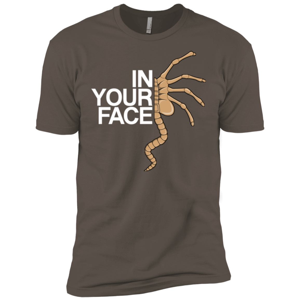 T-Shirts Warm Grey / X-Small IN YOUR FACE Men's Premium T-Shirt