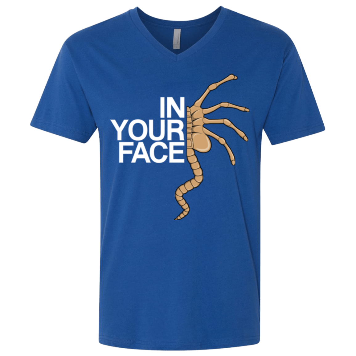 T-Shirts Royal / X-Small IN YOUR FACE Men's Premium V-Neck