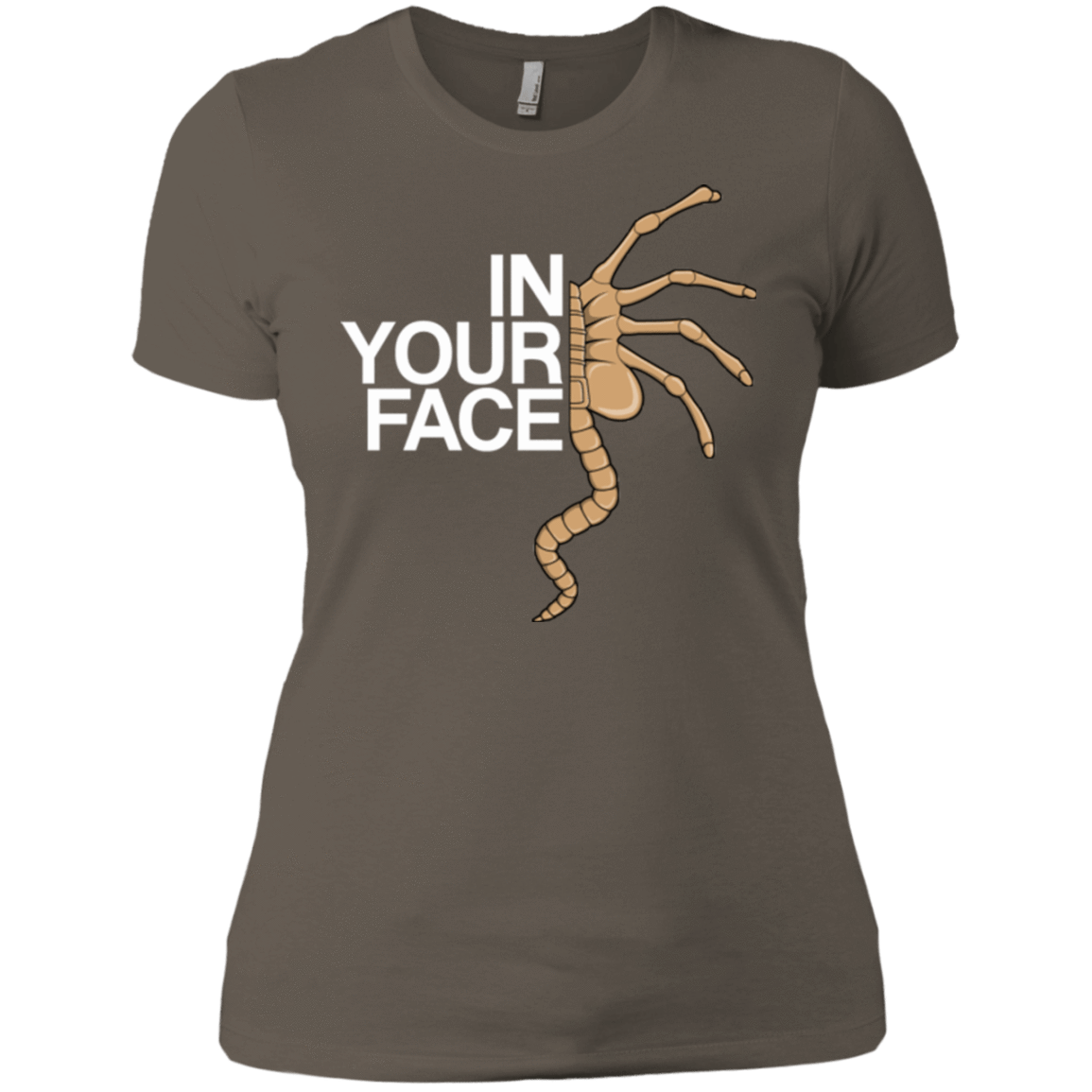 T-Shirts Warm Grey / X-Small IN YOUR FACE Women's Premium T-Shirt