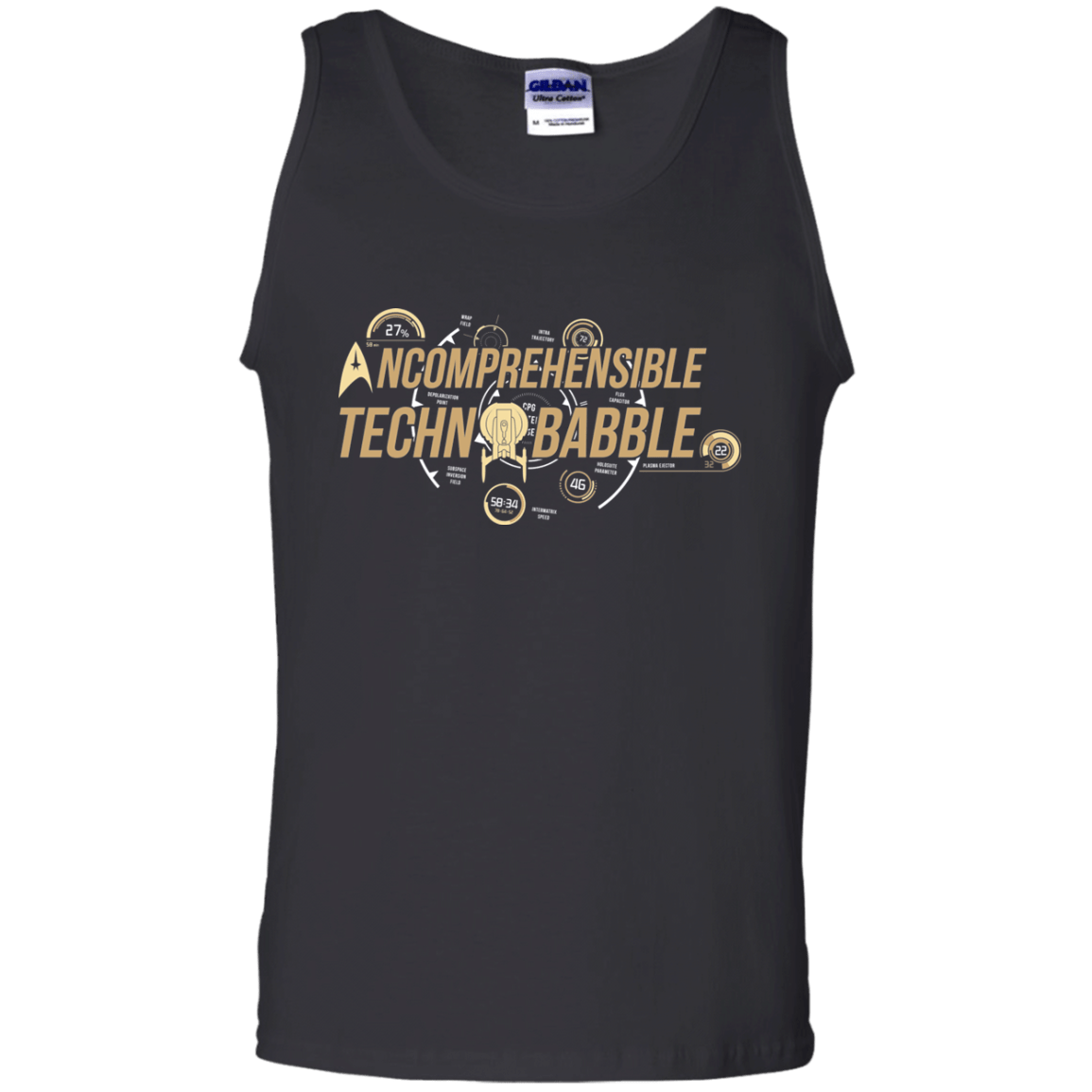 T-Shirts Black / S Incombrehensible Technobabble Men's Tank Top