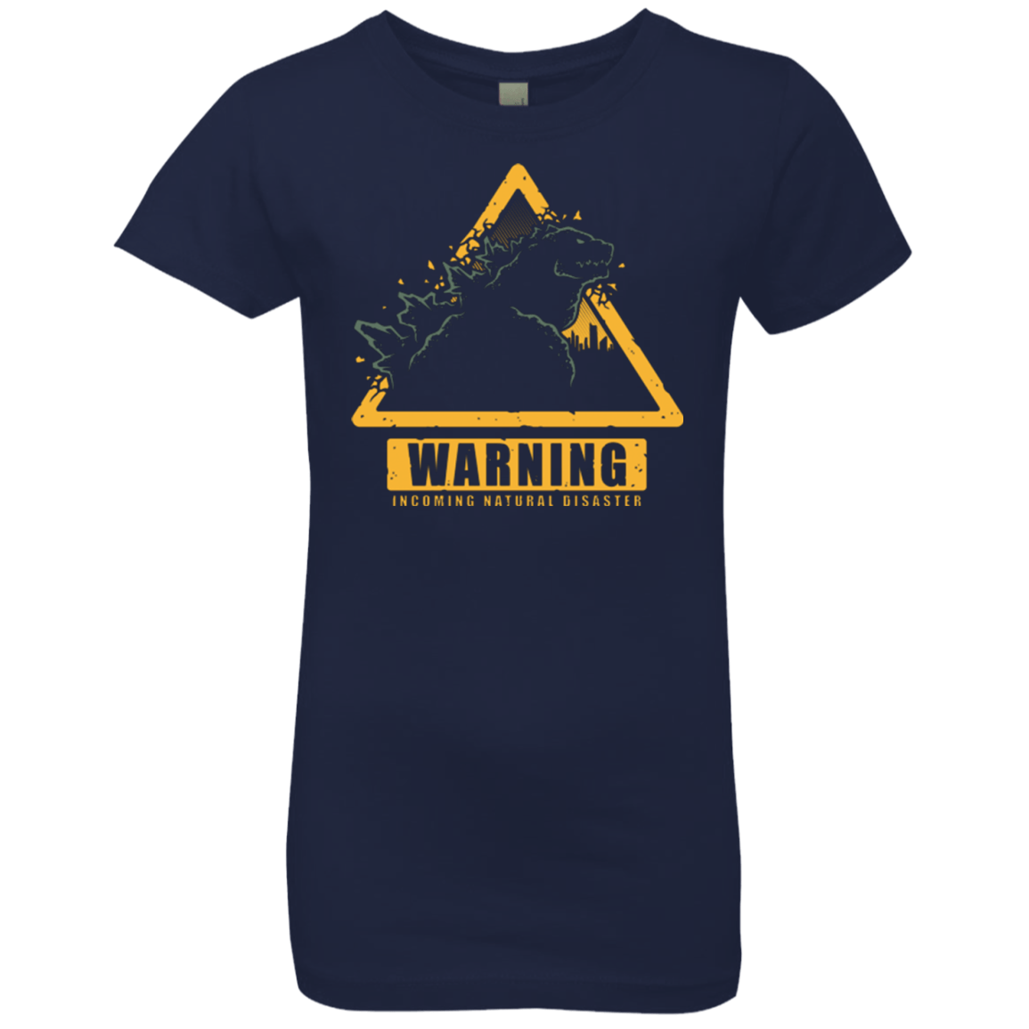 T-Shirts Midnight Navy / YXS Incoming Natural Disaster Girls Premium T-Shirt