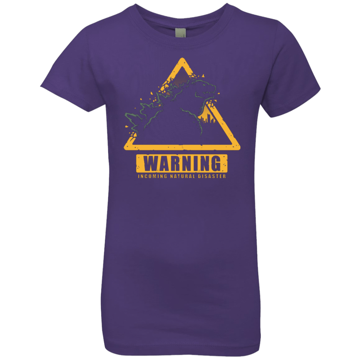 T-Shirts Purple Rush / YXS Incoming Natural Disaster Girls Premium T-Shirt