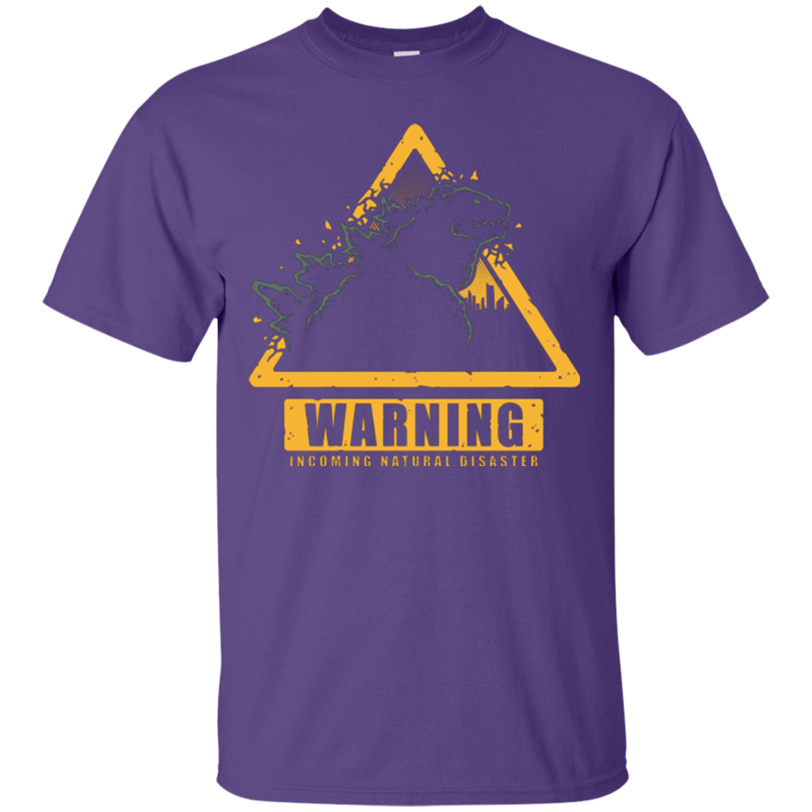 T-Shirts Purple / Small Incoming Natural Disaster T-Shirt