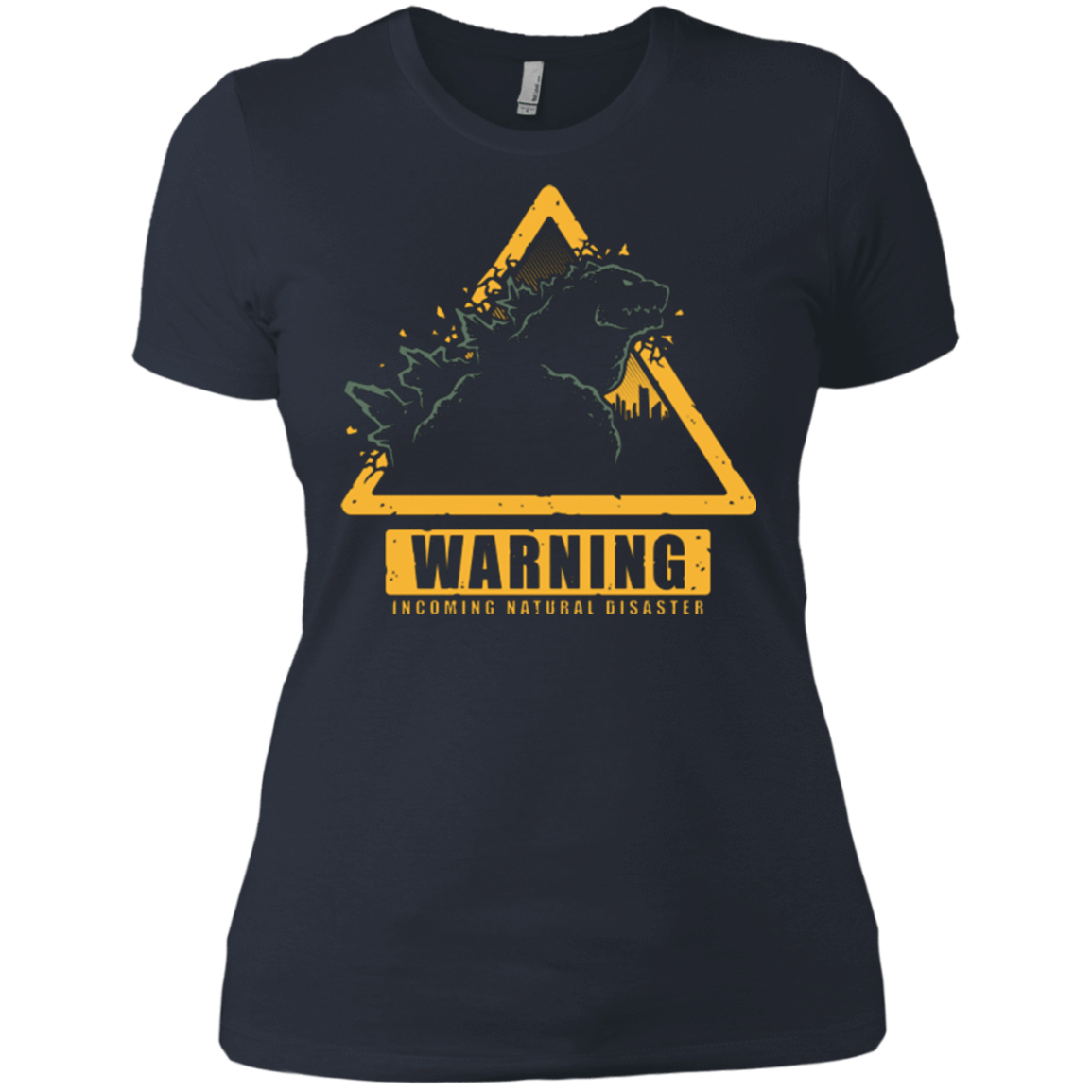T-Shirts Indigo / X-Small Incoming Natural Disaster Women's Premium T-Shirt