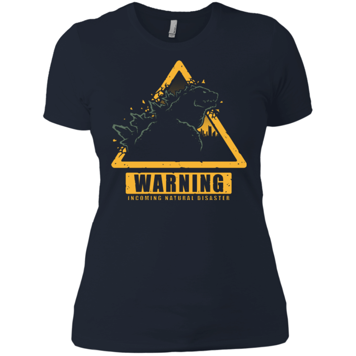 T-Shirts Midnight Navy / X-Small Incoming Natural Disaster Women's Premium T-Shirt