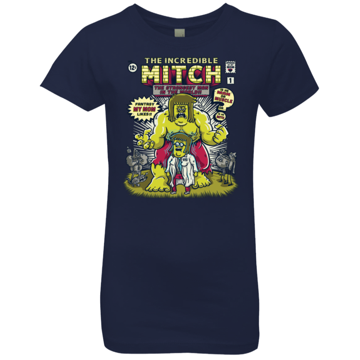 T-Shirts Midnight Navy / YXS Incredible Mitch Girls Premium T-Shirt