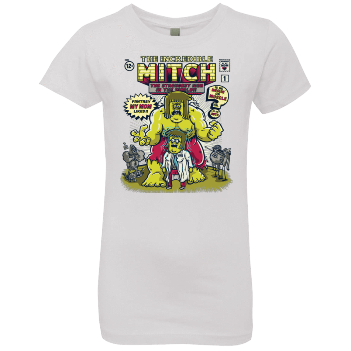 T-Shirts White / YXS Incredible Mitch Girls Premium T-Shirt