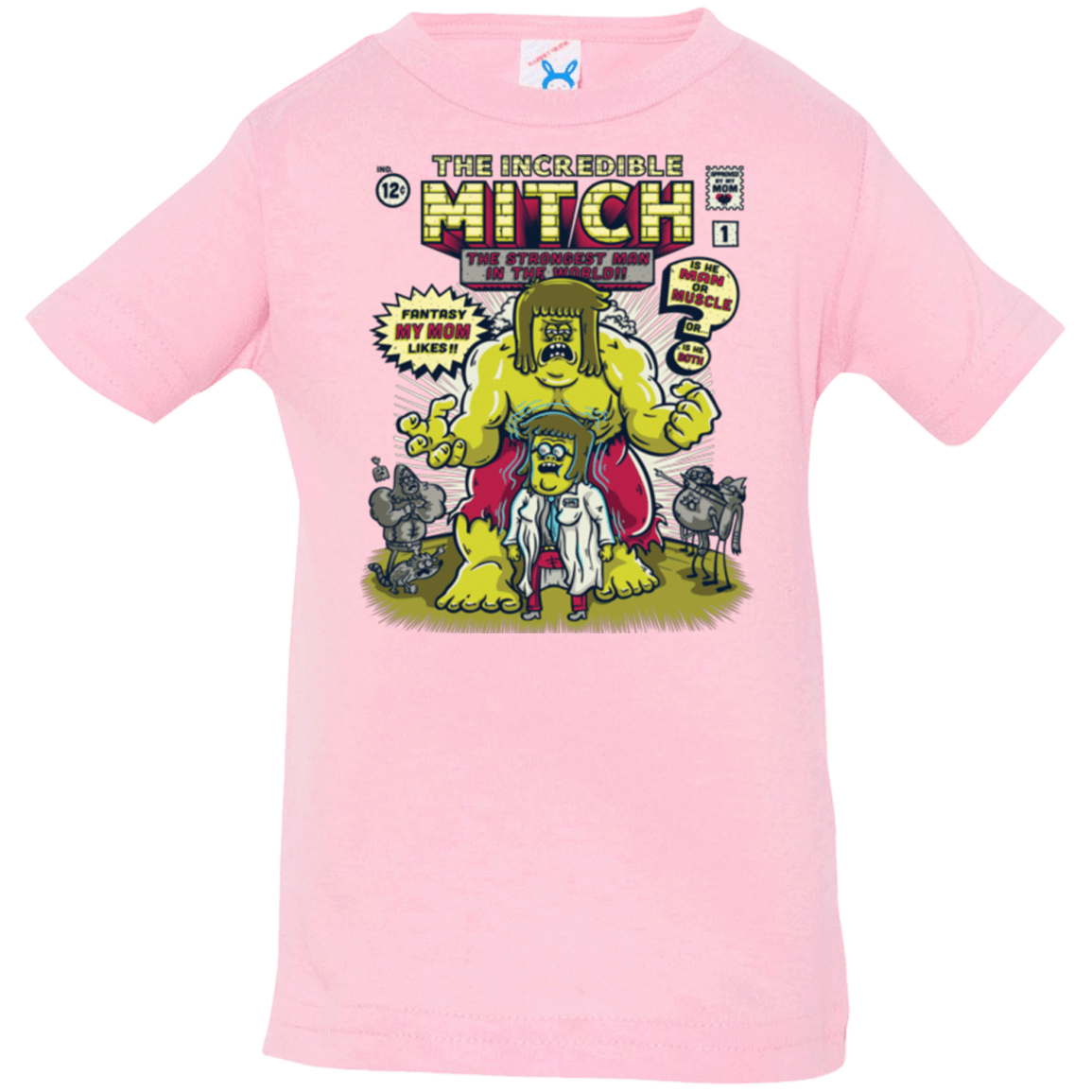 T-Shirts Pink / 6 Months Incredible Mitch Infant PremiumT-Shirt