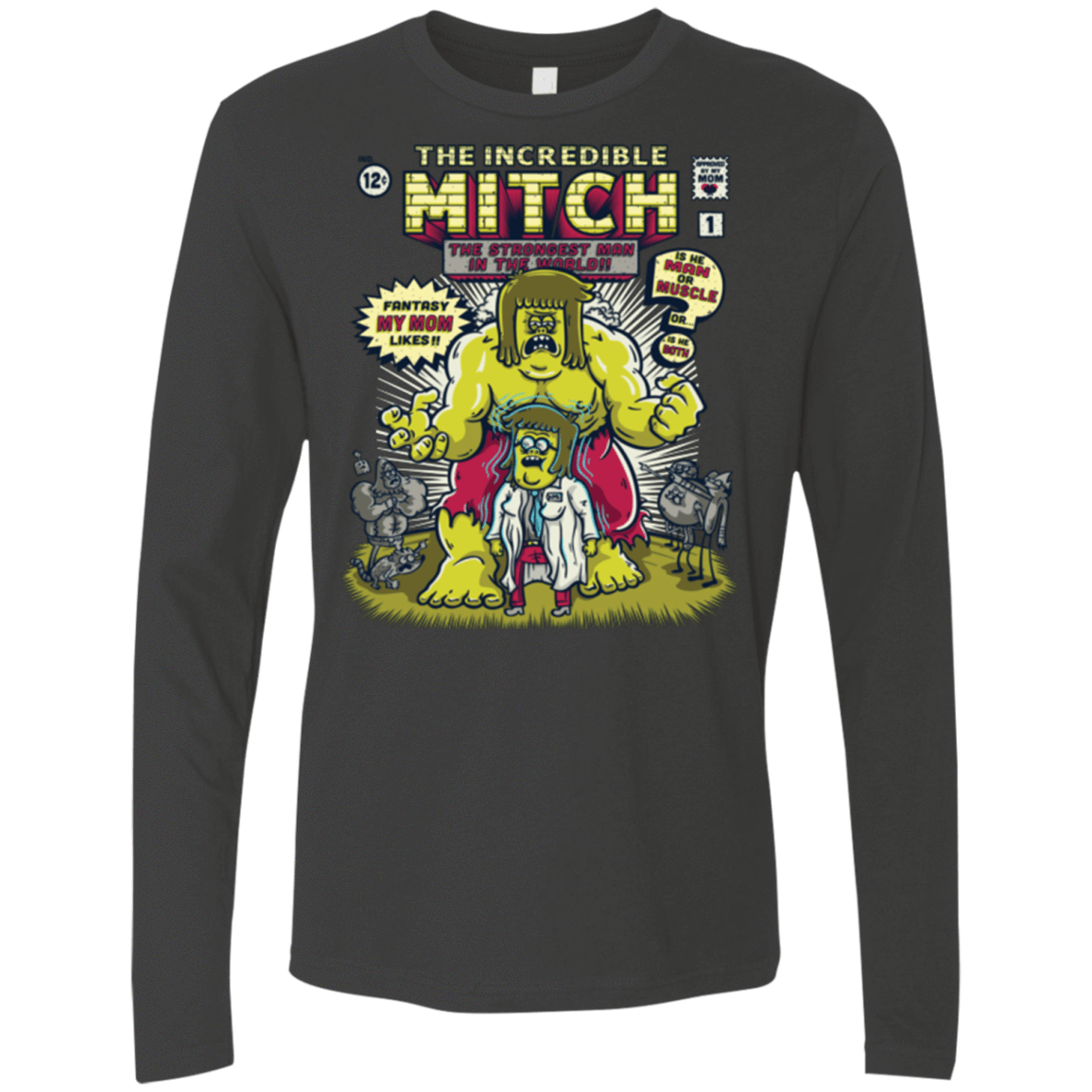 T-Shirts Heavy Metal / Small Incredible Mitch Men's Premium Long Sleeve