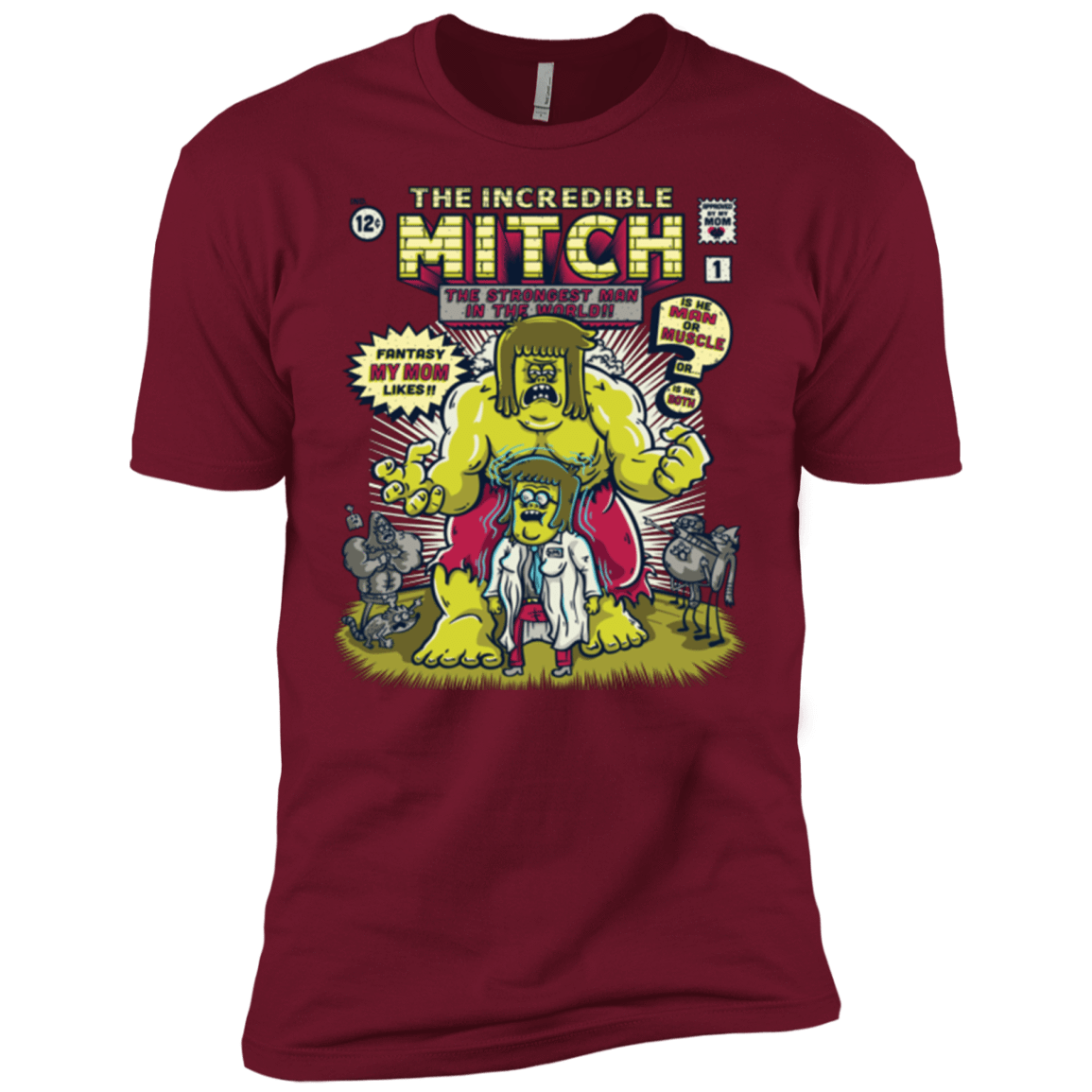 T-Shirts Cardinal / X-Small Incredible Mitch Men's Premium T-Shirt