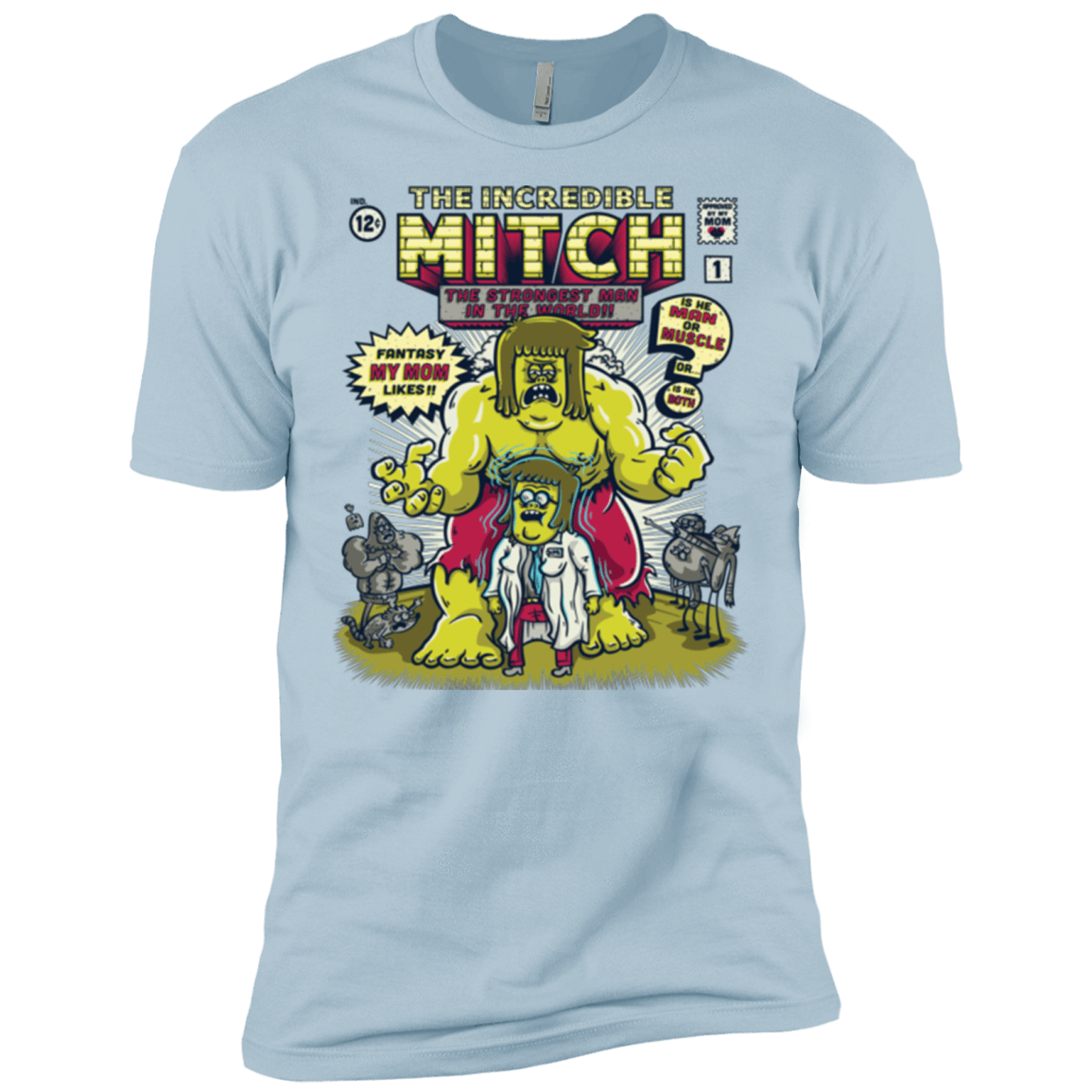 T-Shirts Light Blue / X-Small Incredible Mitch Men's Premium T-Shirt