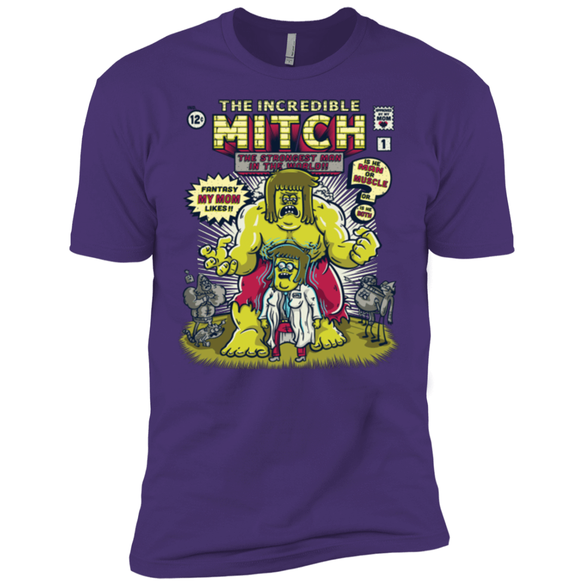 T-Shirts Purple / X-Small Incredible Mitch Men's Premium T-Shirt