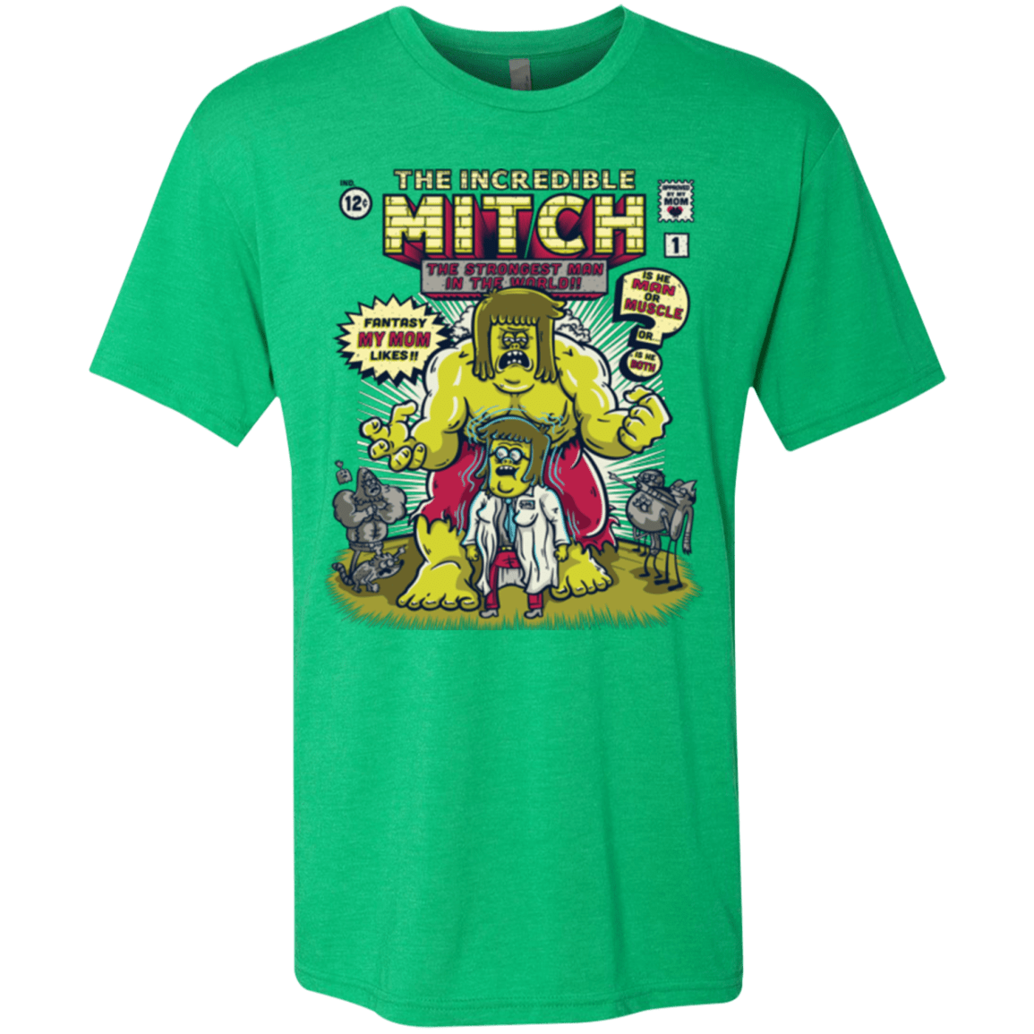 T-Shirts Envy / Small Incredible Mitch Men's Triblend T-Shirt