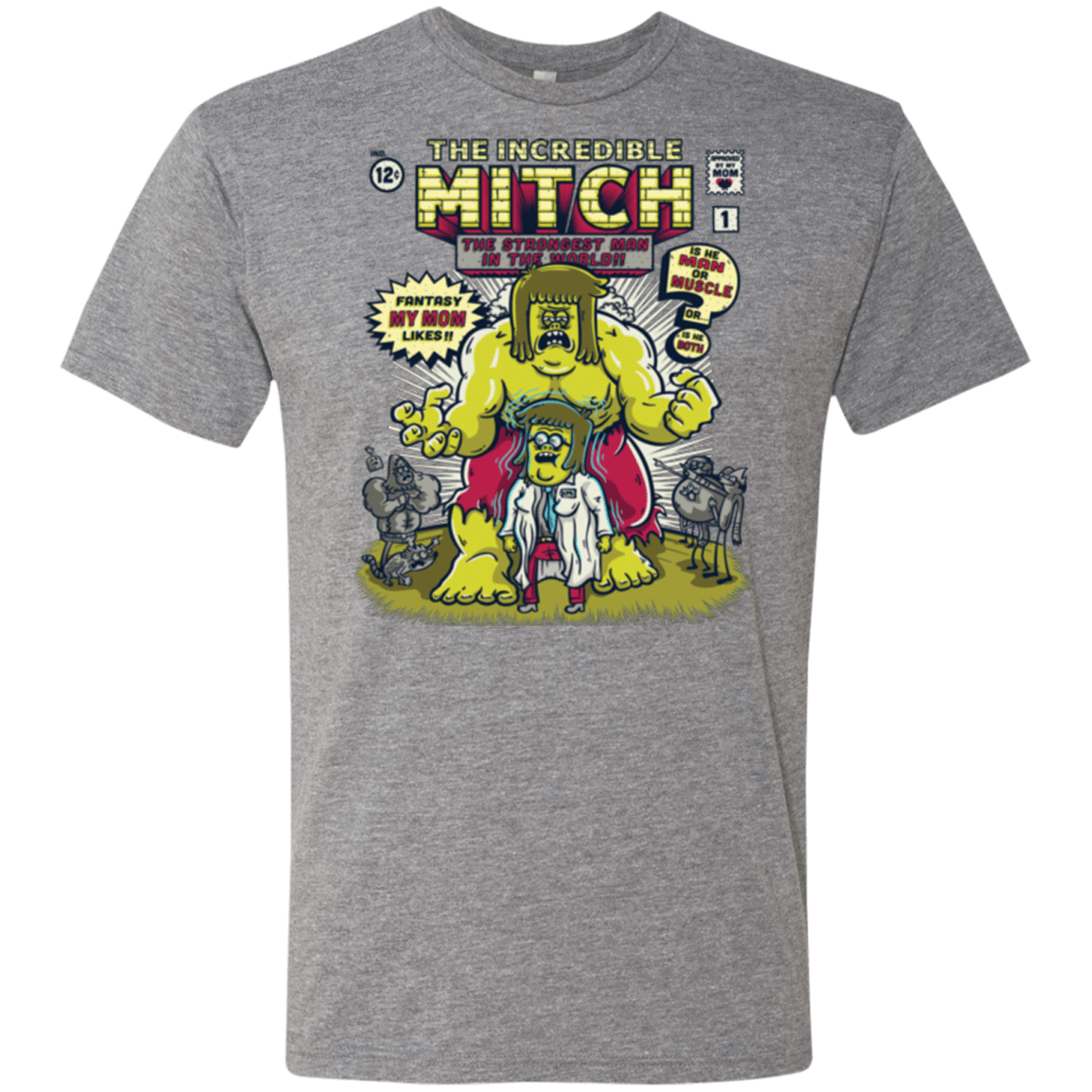 T-Shirts Premium Heather / Small Incredible Mitch Men's Triblend T-Shirt