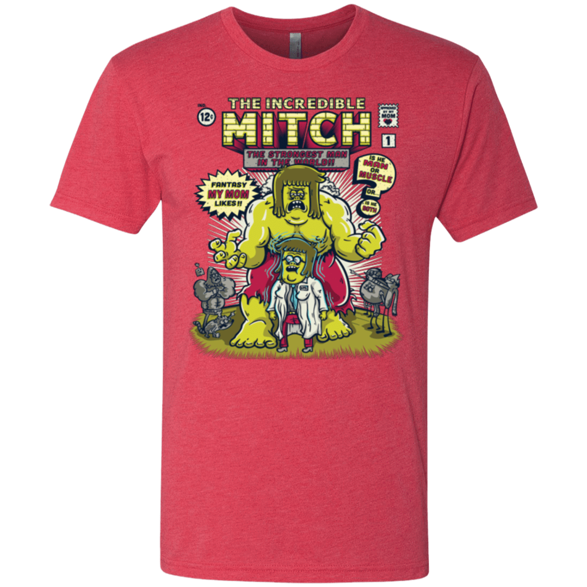 T-Shirts Vintage Red / Small Incredible Mitch Men's Triblend T-Shirt