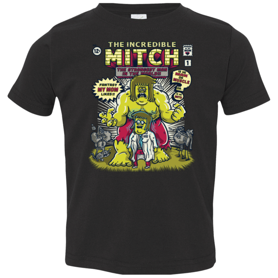 T-Shirts Black / 2T Incredible Mitch Toddler Premium T-Shirt