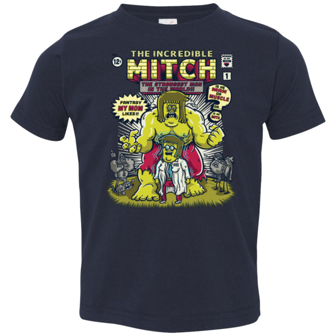 T-Shirts Navy / 2T Incredible Mitch Toddler Premium T-Shirt