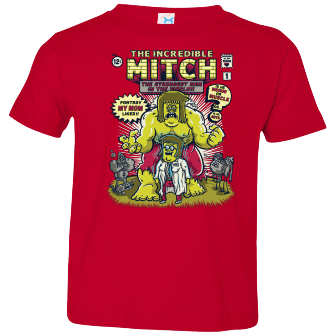 T-Shirts Red / 2T Incredible Mitch Toddler Premium T-Shirt