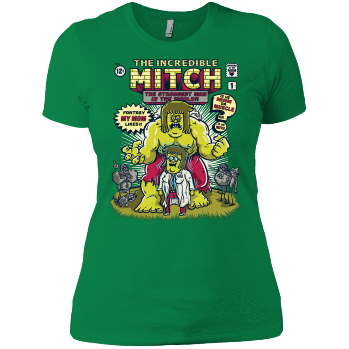 T-Shirts Kelly Green / X-Small Incredible Mitch Women's Premium T-Shirt