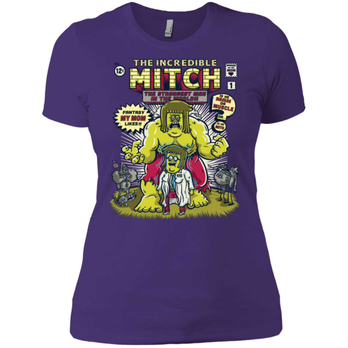T-Shirts Purple / X-Small Incredible Mitch Women's Premium T-Shirt