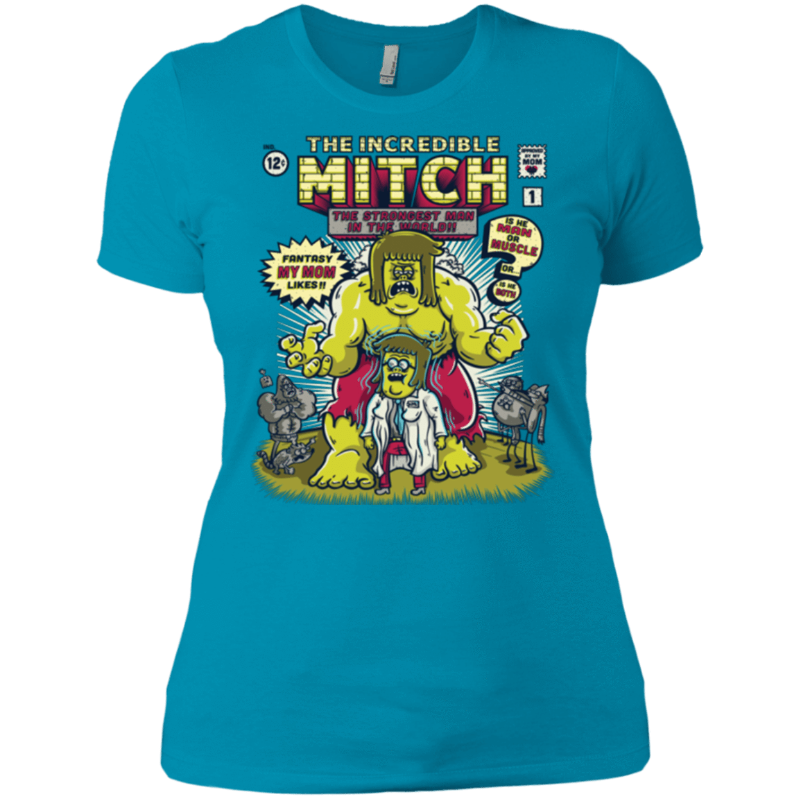 T-Shirts Turquoise / X-Small Incredible Mitch Women's Premium T-Shirt