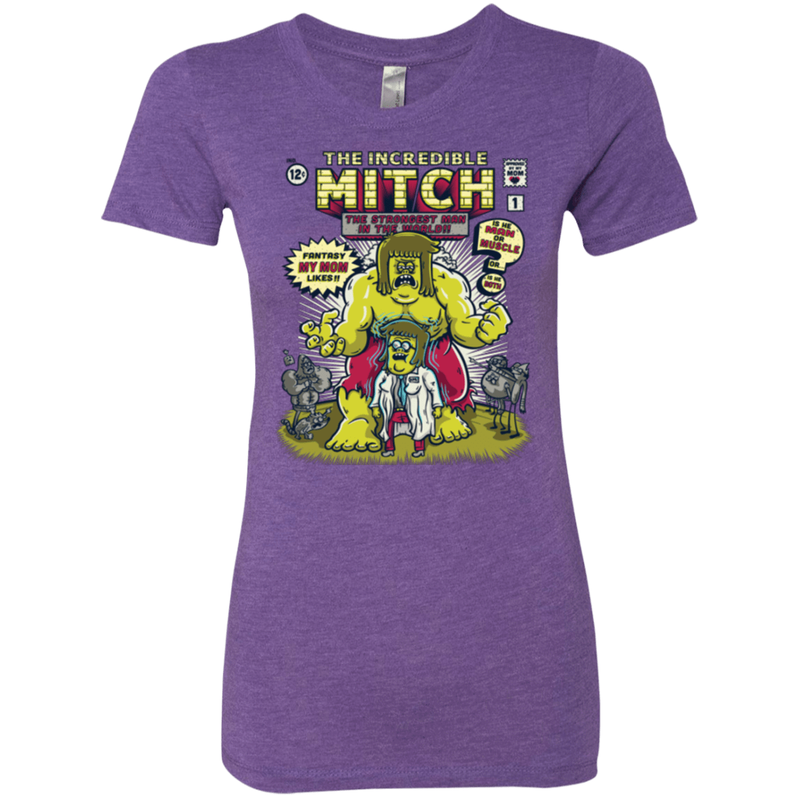 T-Shirts Purple Rush / Small Incredible Mitch Women's Triblend T-Shirt