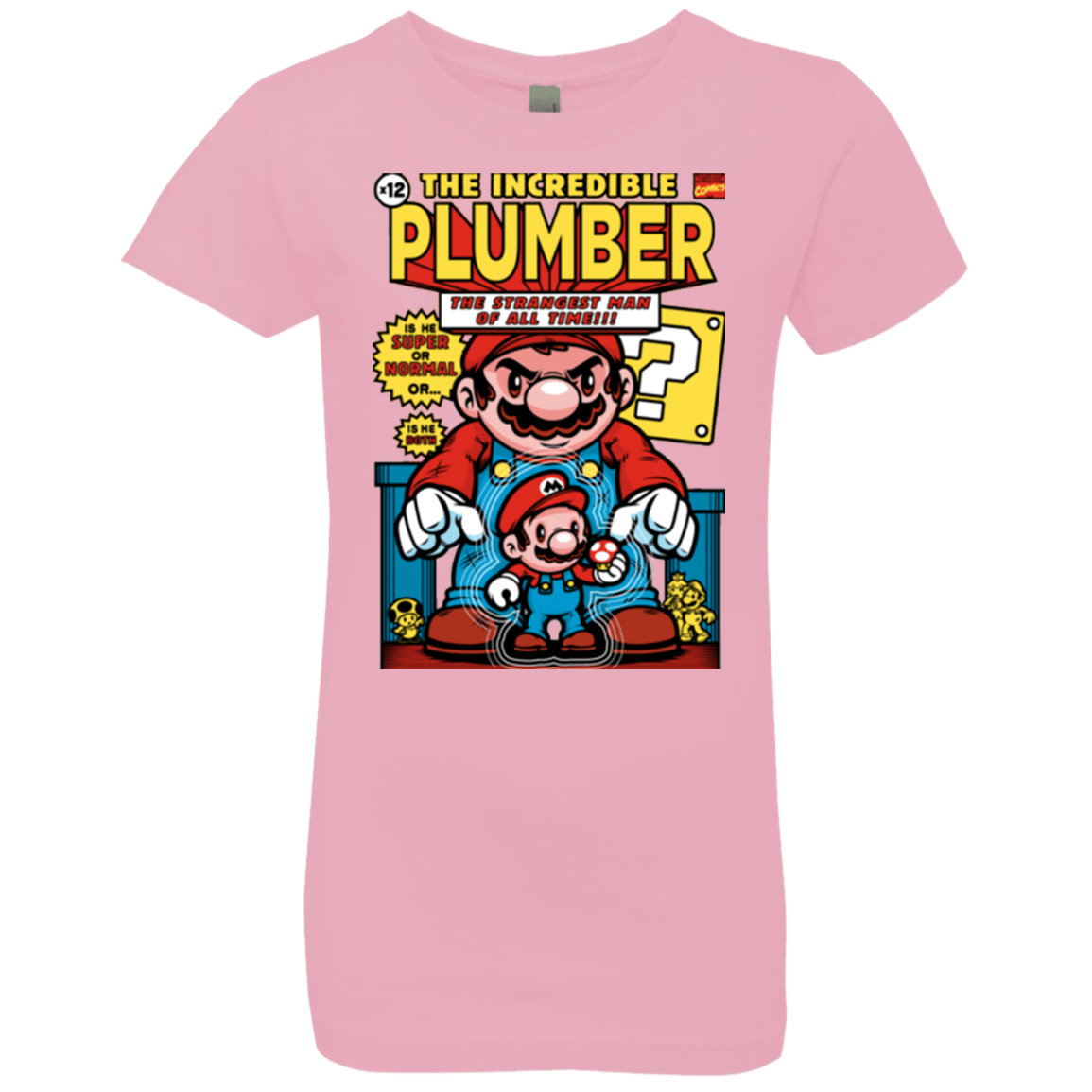 T-Shirts Light Pink / YXS incredible PLUMBER Girls Premium T-Shirt
