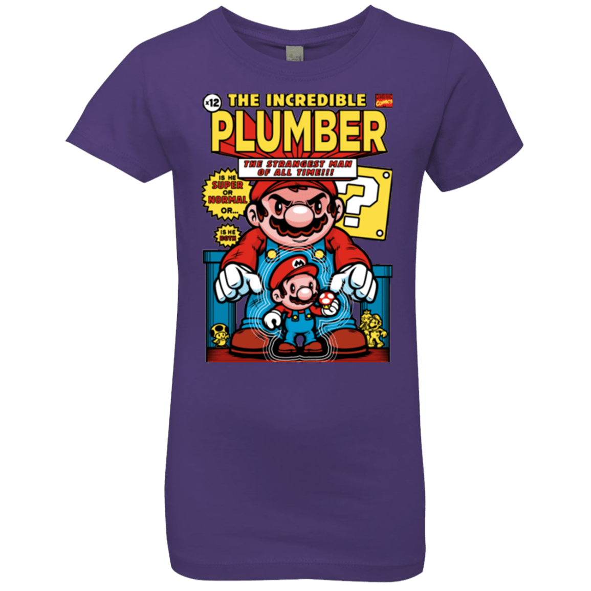T-Shirts Purple Rush / YXS incredible PLUMBER Girls Premium T-Shirt
