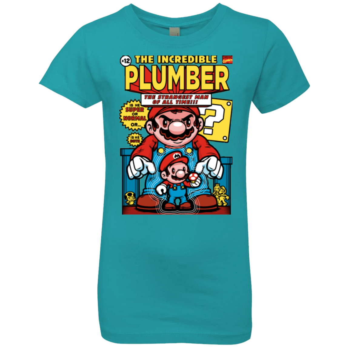 T-Shirts Tahiti Blue / YXS incredible PLUMBER Girls Premium T-Shirt