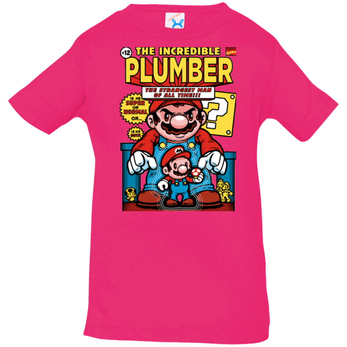T-Shirts Hot Pink / 6 Months incredible PLUMBER Infant PremiumT-Shirt